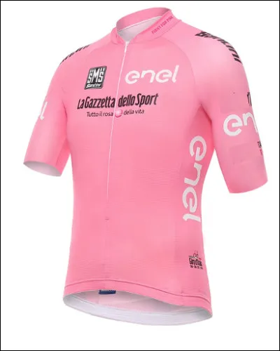 Rose, c'est la couleur du maillot du premier du classement du Tour d'Espagne.