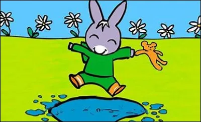 D'où vient cet âne qui saute dans une flaque d'eau pour l'introduction ?