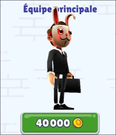 Comment se nomme ce personnage de l'équipe principale disponible à 40 000 pièces ?