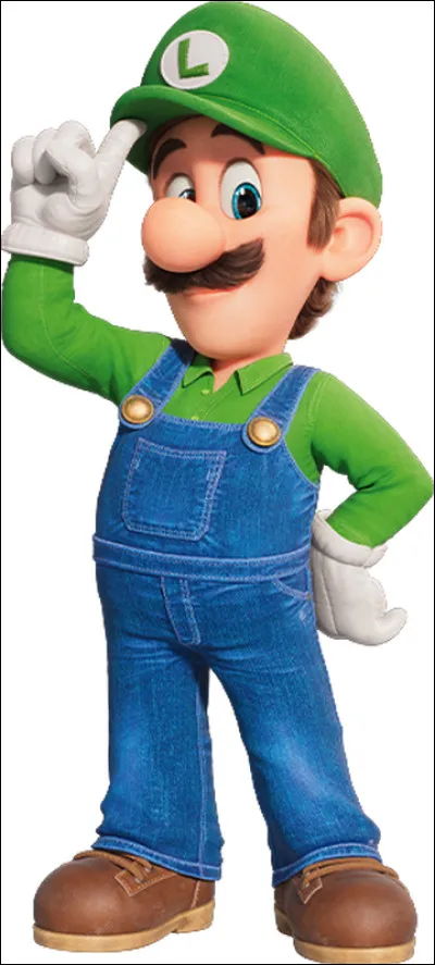 Dans le film "Super Mario Bros" de 2023, où apparaît Luigi ?
