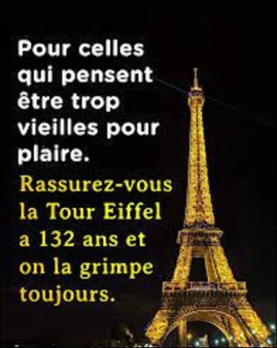 Construite pour l'Exposition universelle de Paris de 1889, combien mesure la tour Eiffel de sa base jusqu'en haut de l'antenne ?