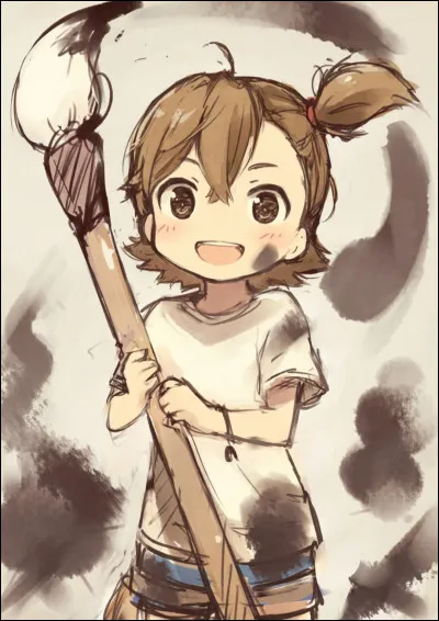 Dans "Barakamon", quel est le prénom de cette fille ?