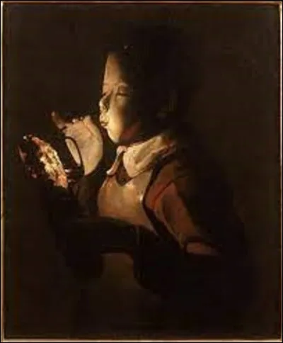 Exécutée en 1640, quel classiciste a peint cette toile nommée ''Le Souffleur à la lampe'' ?