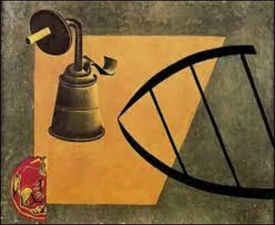 En 1923, quel surréaliste a réalisé cette toile nommée ''La Lampe à carbure'' ?