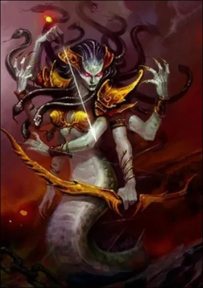 C'est une cheffe Naga reconnue pour sa loyauté envers Illidan Hurlorage, elle dirige les opérations de drainage de l'eau d'Outreterre. Qui est-elle ?