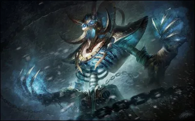 C'est un puissant nécromancien. C'est lui qui a corrompu Arthas avant qu'il ne devienne le Roi-Liche. Il est commandant de Naxxramas, une nécropole flottante. Il la dirige depuis la Désolation des dragons, menaçant à la fois l'Alliance et la Horde. Qui est-il ?