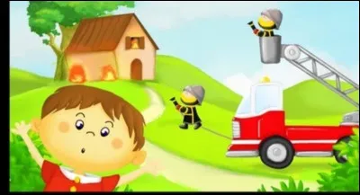 Qui aurait brûlé une maison dans la comptine ''Au feu les pompiers'' ?