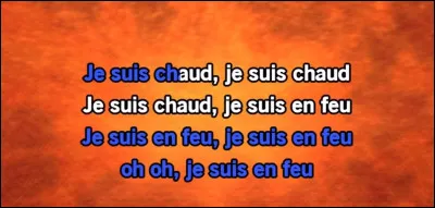 Qui a chanté ''En feu'' en 2016 ?