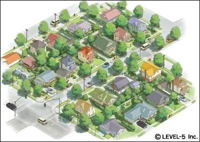 Laquelle de ces propositions est le nom d'un lieu dans ''Yo-Kai Watch 3'' ?