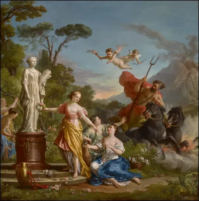 Qui a peint le tableau "L'Enlèvement de Proserpine" ?