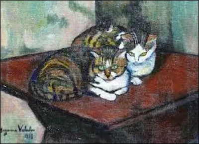 Quel peintre a réalisé le tableau "Les deux chats" ?