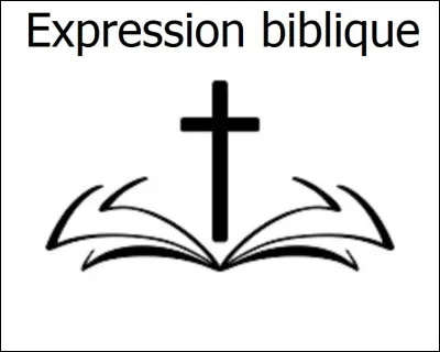 Selon lexpression biblique que sépare-ton du bon grain quand on fait le tri entre les bonnes choses et les mauvaises ?