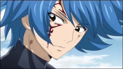 Sa marque est rouge dans lanimé et bleue dans le manga.