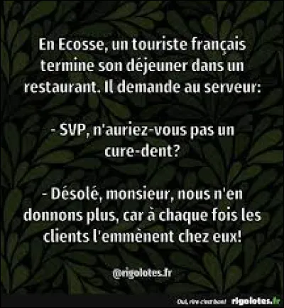 À quelle époque a été inventé le cure-dent ?