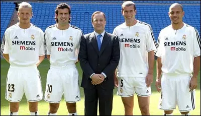 En 2001, Zidane rejoint le projet "Galactiques" de Florentino Pérez, qui bat le record du joueur le plus cher de l'Histoire, le montant avoisinant les 75 millions d'euros. Il hérite du numéro 5, et une légende du club lui donne le maillot en personne. De qui s'agit-il ?