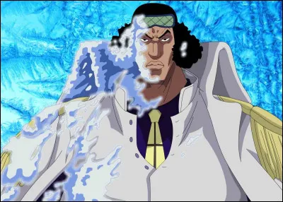 Il est un amiral de la Marine. Il poss&egrave;de des pouvoirs de Fruits du D&eacute;mon de type Logia, ce qui lui permet de cr&eacute;er et de contr&ocirc;ler la glace. Qui est-il ?