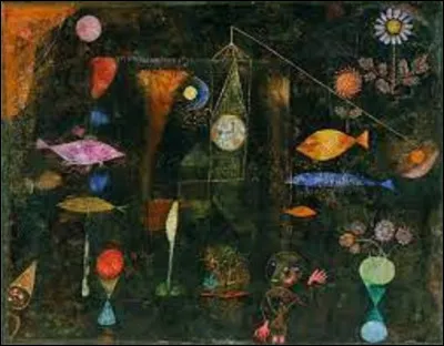 En 1925, quel artiste a peint cette toile nommée ''Poisson magique'' ?