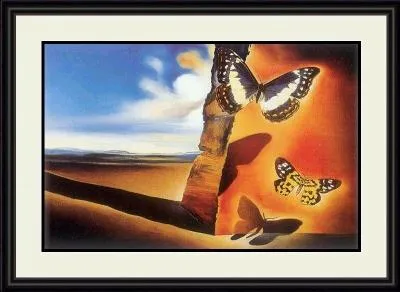 Paysage aux papillons :