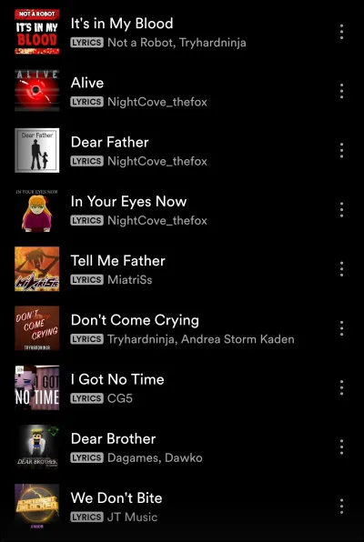 Parmi ces chansons, laquelle préfères-tu ?