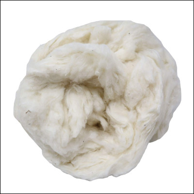 De quoi est constituée la fibre de coton ?