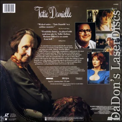 "Tatie Danielle" est un long-métrage réalisé par Étienne Chatiliez.