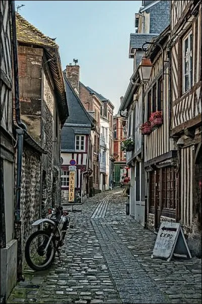 Quelle est la ville en Normandie surnommée "la cité des peintres" ?