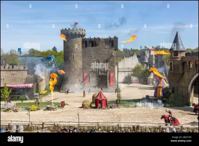 Quel effet n'était pas présent dans "La Bataille du Donjon" (prédécesseur de ''Le Secret de la Lance'') ?