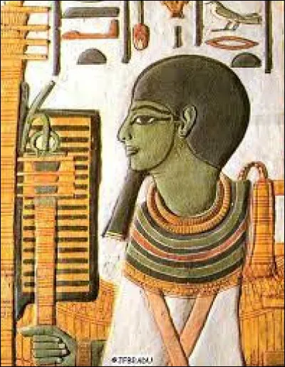 Je suis également une divinité majeure de l'Égypte. Je suis considéré comme le dieu de la création, de l'artisanat et de l'architecture. Je suis souvent représenté sous la forme d'un homme barbu portant une coiffe ressemblant à un calot, symbolisant son rôle de créateur par la pensée et la parole. Qui suis-je ?