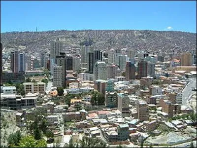 La capitale de la Bolivie est : 
( a noter la Bolivie à deux capitales mais dans ce questionnaire une seule apparaît parmi les trois, à voir dans les commentaires)