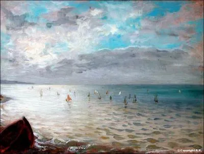 Qui a peint 'La mer vue des hauteurs de Dieppe' ?