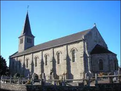 Vous avez sur cette image l'église Notre-Dame-de-l'Annonciation, à Cauville. Commune de l'arrondissement de Caen, en Suisse normande, elle se situe dans le département ...