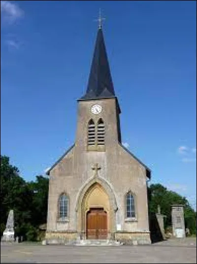 Vous avez sur cette image l'église Saint-Pierre, à Morville-sur-Seille. Village de Lorraine, dans l'aire d'attraction Nancéenne, il se situe dans le département ...
