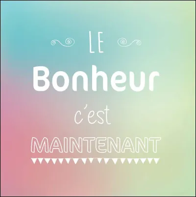 Qui chante "C'est quand le bonheur" ?