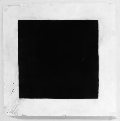 Quel peintre, créateur du courant artistique ''suprématisme'' est l'auteur de ce tableau, intitulé ''Carré noir sur fond blanc'' ?