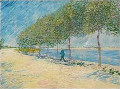 Parmi ces trois postimpressionnistes, lequel a réalisé, en 1887, cette toile intitulée ''Au bord de la Seine'' ?