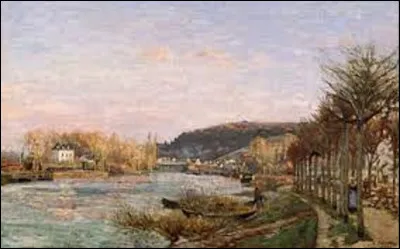 Et on termine en cherchant un impressionniste. De ces trois membres, lequel a réalisé cette toile intitulée ''La Seine à Bougival'', en 1870 ?
