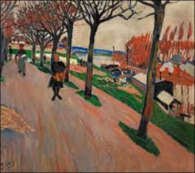 De ces trois fauvistes, lequel a réalisé ce tableau, en 1904, intitulé ''La Seine au Pecq'' ?