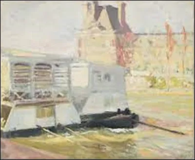 Quel réaliste américain a réalisé cette toile intitulée ''Le Louvre et la Seine'', en 1907 ?