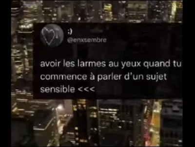 As-tu des sautes d'humeur ?