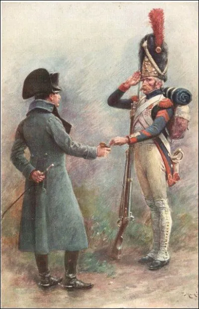 Comment étaient appelés les soldats de la Vieille Garde de Napoléon Bonaparte ?
