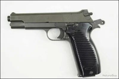 Quel est le nom de ce pistolet, chambré en 9 mm Parabellum, et entré en service dans les années 1950 ?