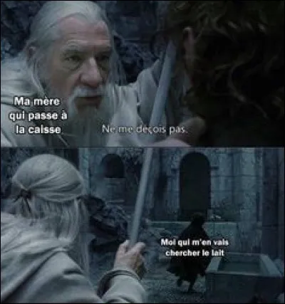 Qu'est-ce que Pippin s'apprête à faire à ce moment précis ?