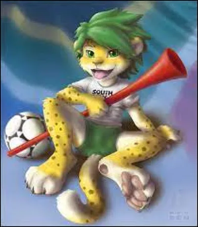 Quel était le nom de la panthère aux cheveux verts, mascotte officielle de la Coupe du monde de football 2010 ?