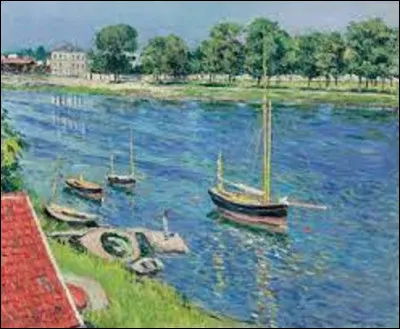 En 1883, quel impressionniste a réalisé cette toile intitulée ''La Seine à Argenteuil, bateaux au mouillage'', en 1883 ?