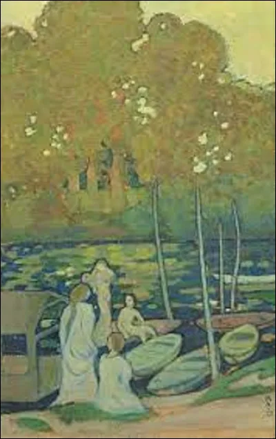 Vers 1890, quel nabi a réalisé cette toile intitulée ''Nymphes'' appelée également ''La Seine à Port-Marly'' ?