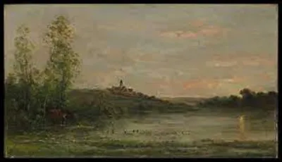 Parmi ces trois membres de l'école de Barbizon, lequel a réalisé, en 1870, ce tableau nommé ''La Seine : Matin'' ?