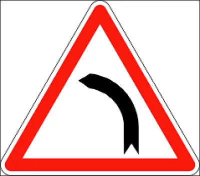 Ce panneau indique un virage, lequel ?