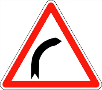 Ce panneau indique un virage, lequel ?