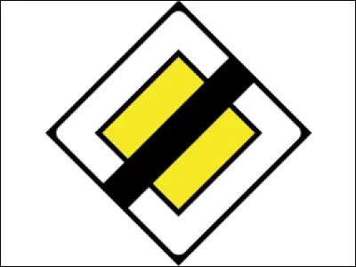 Panneau de fin de route à caractère prioritaire : que rappelle ce panneau ?