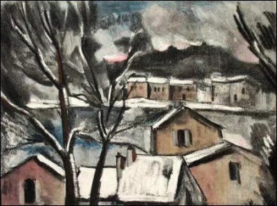Qui a peint ce "Paysage d'hiver" ?